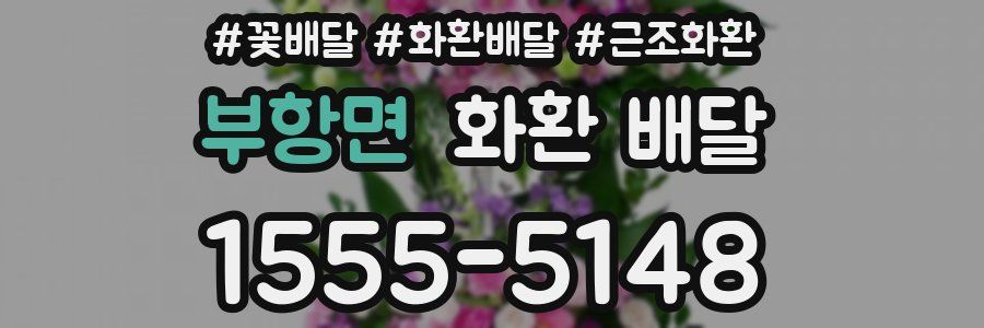 부항면 화환 배달