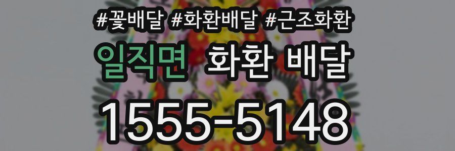 일직면 화환 배달