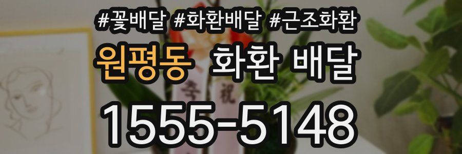 원평동 화환 배달