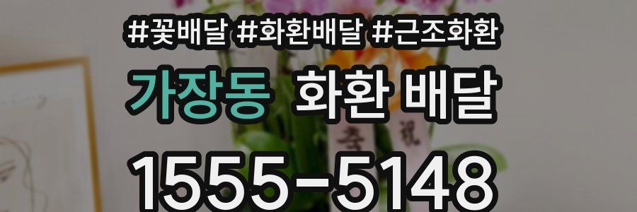 가장동 화환 배달