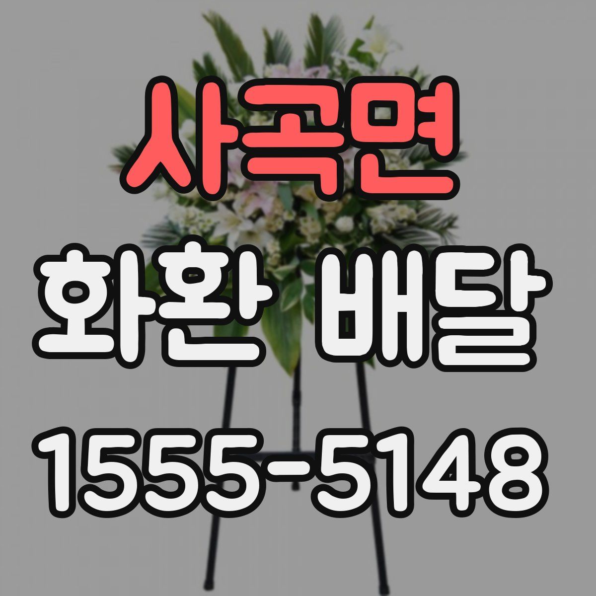 사곡면 화환 배달
