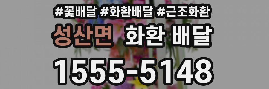 성산면 화환 배달