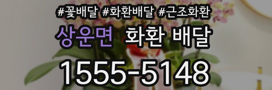 상운면 화환 배달