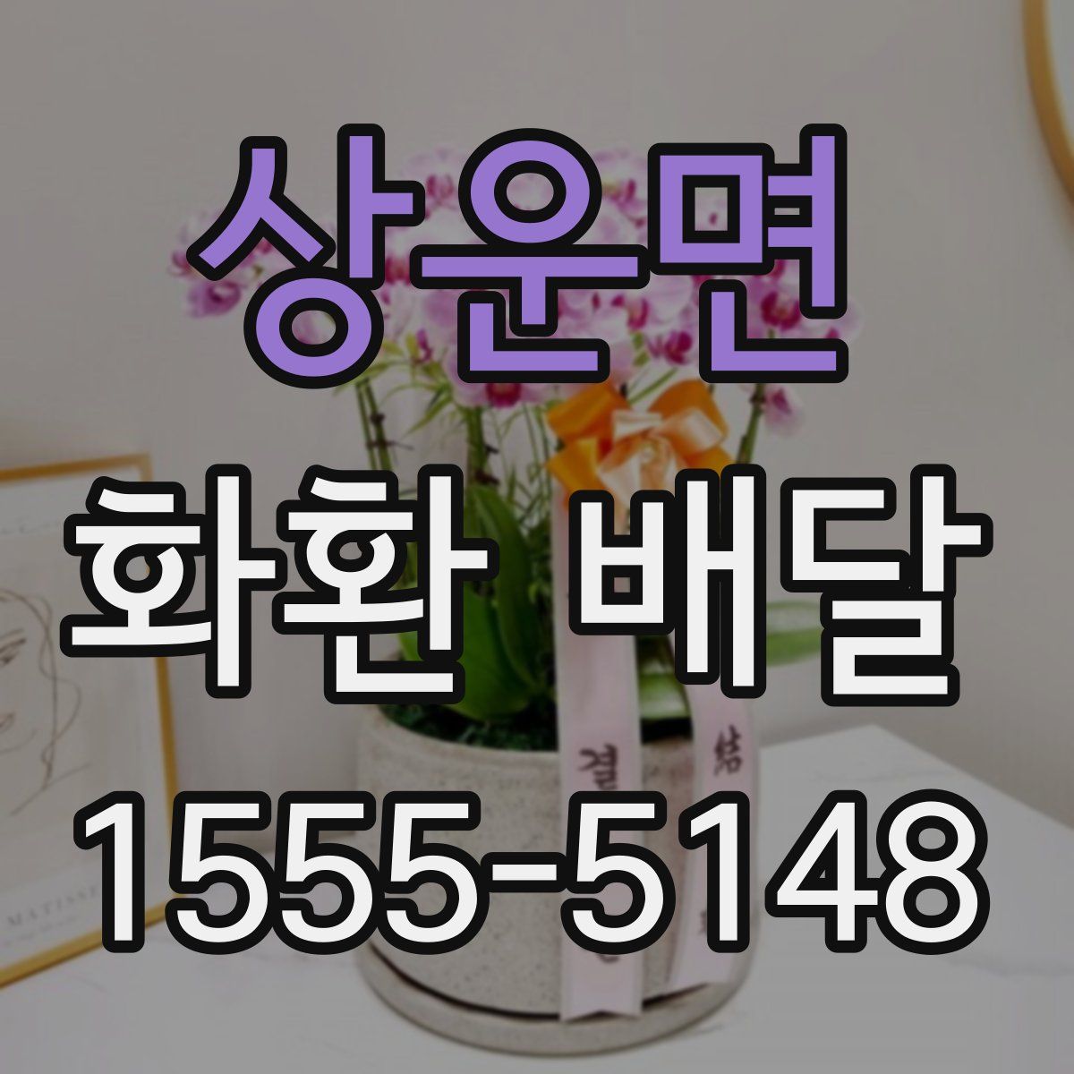 상운면 화환 배달