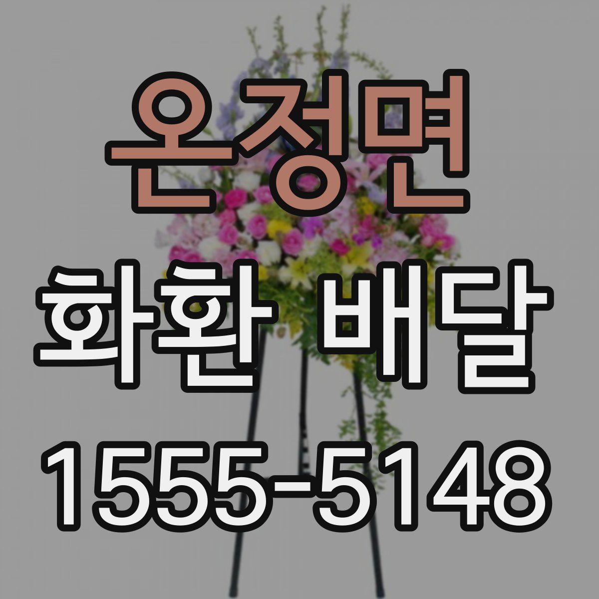 온정면 화환 배달