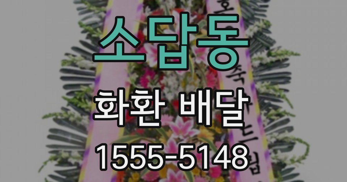 소답동 화환 배달