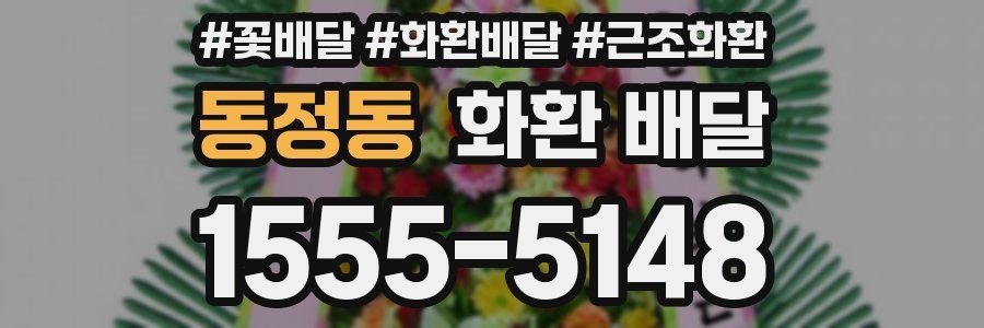 동정동 화환 배달
