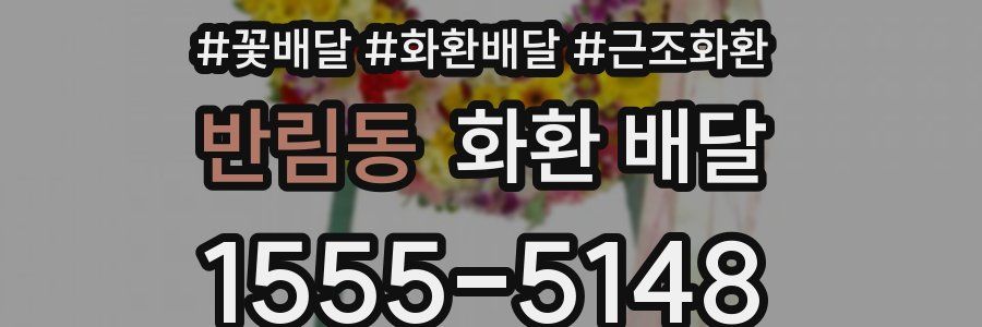 반림동 화환 배달