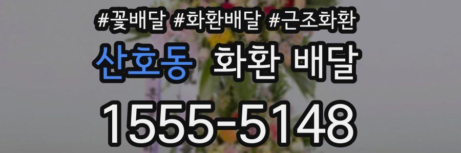 산호동 화환 배달