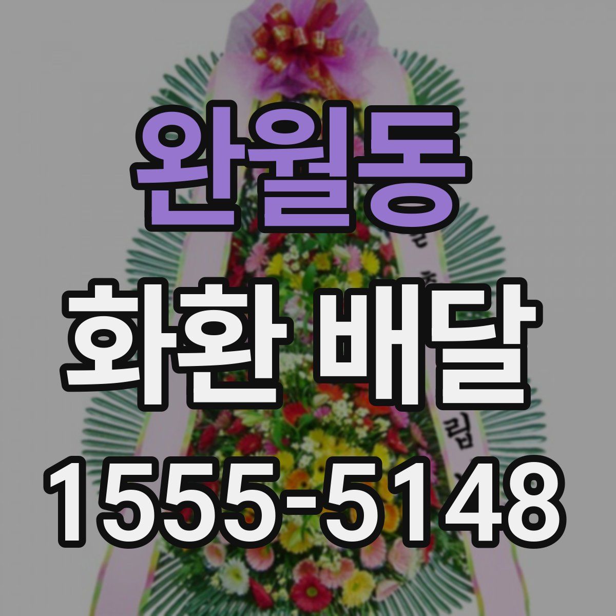 완월동 화환 배달