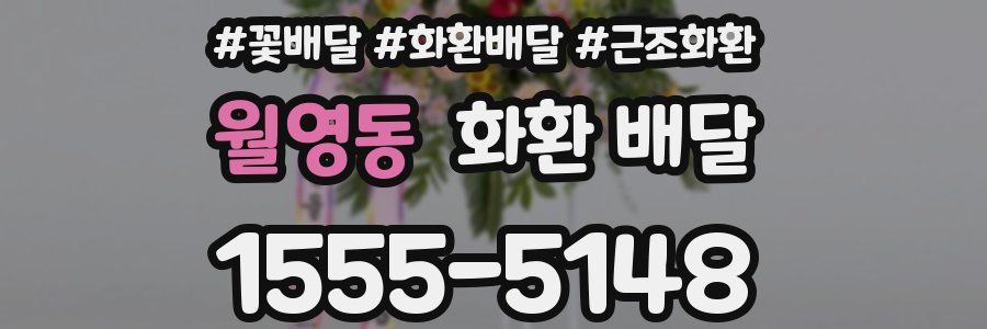 월영동 화환 배달
