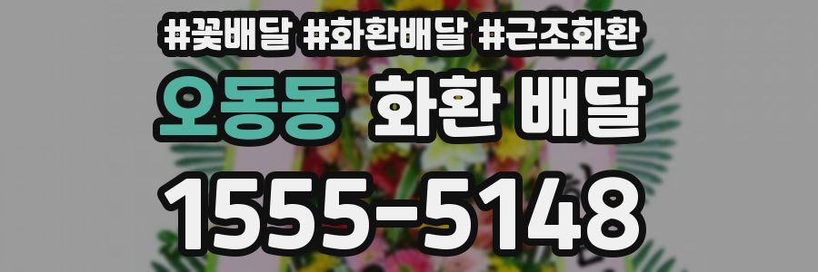 오동동 화환 배달