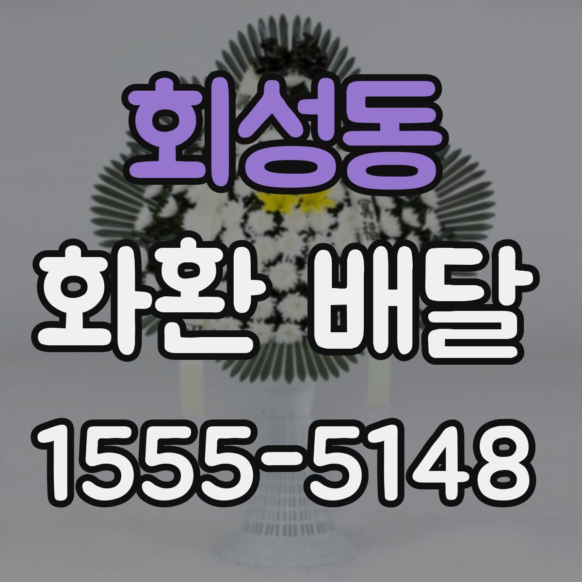 회성동 화환 배달