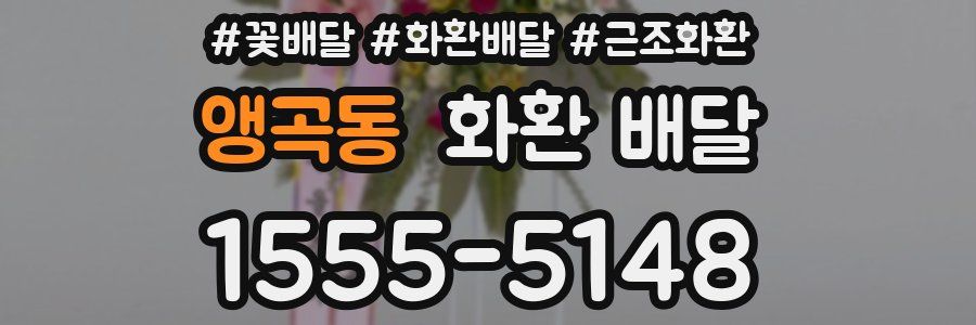 앵곡동 화환 배달