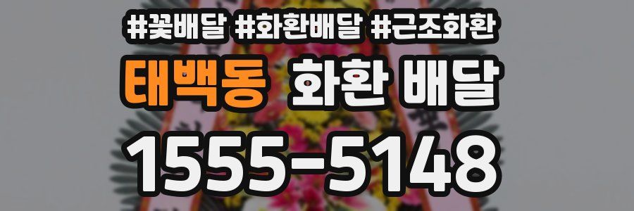 태백동 화환 배달