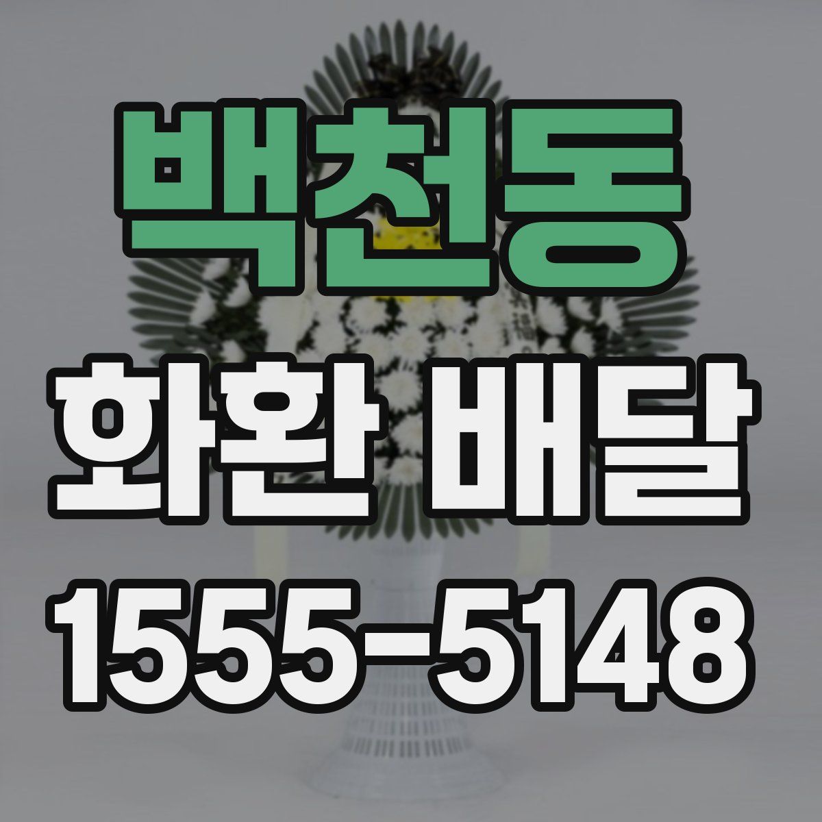 백천동 화환 배달