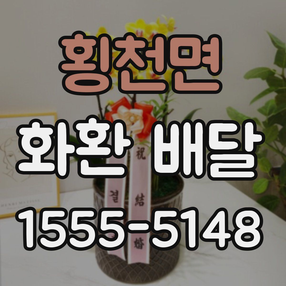횡천면 화환 배달