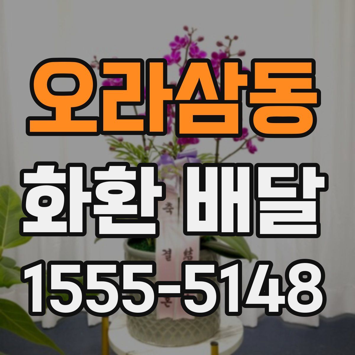 오라삼동 화환 배달