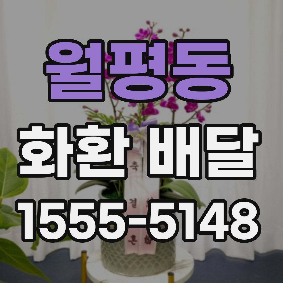 월평동 화환 배달