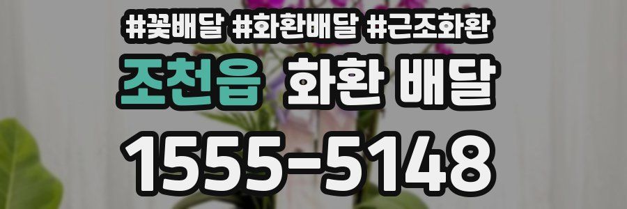 조천읍 화환 배달
