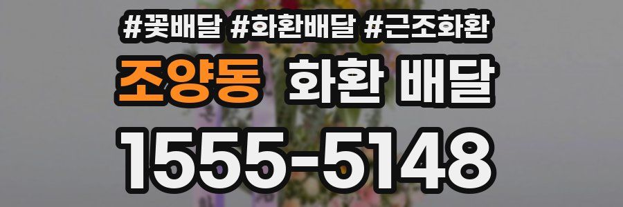 조양동 화환 배달