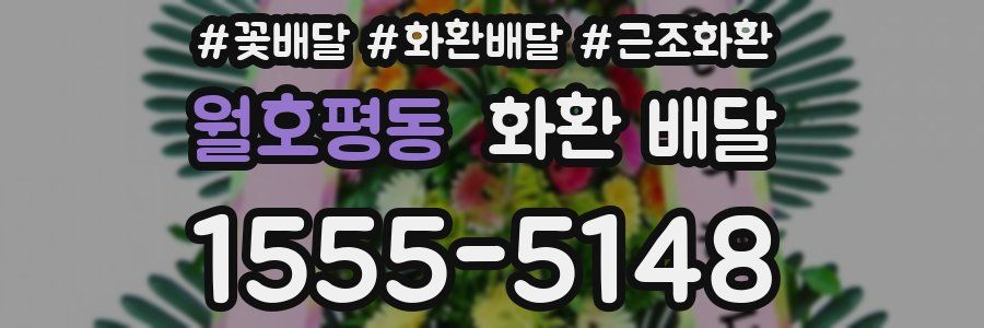 월호평동 화환 배달