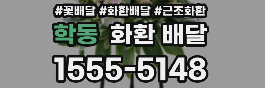 학동 화환 배달