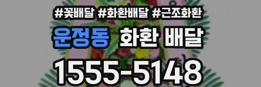 운정동 화환 배달