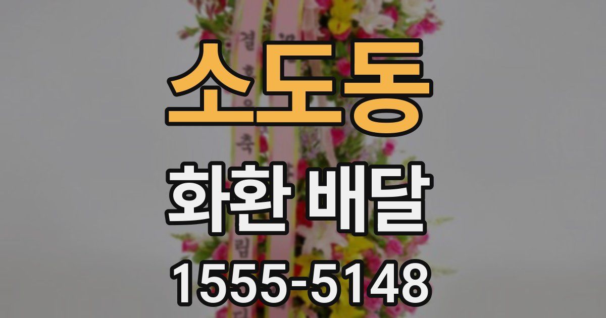 소도동 화환 배달