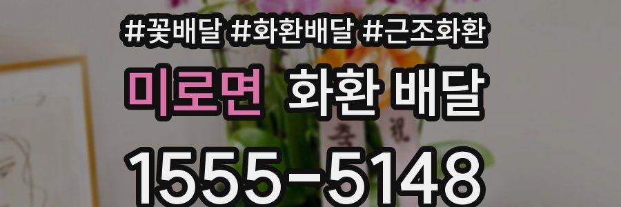 미로면 화환 배달