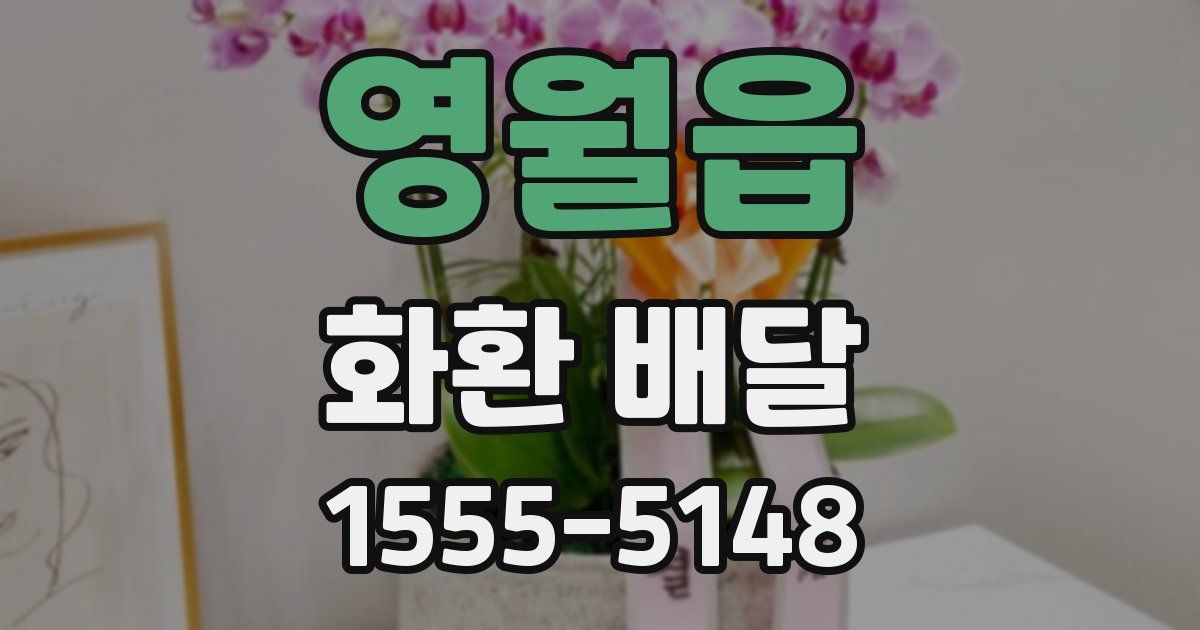 영월읍 화환 배달