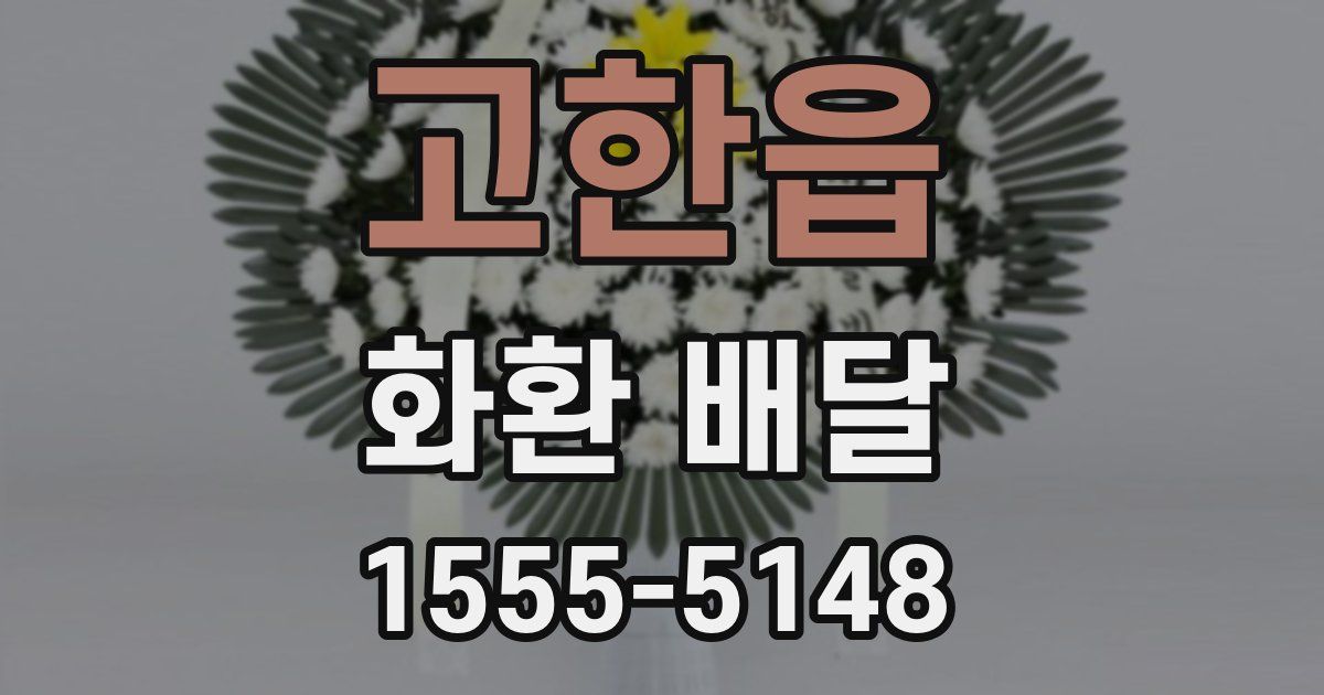 고한읍 화환 배달