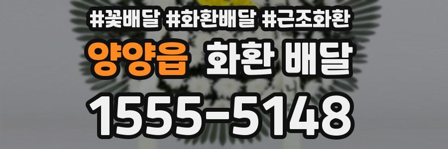 양양읍 화환 배달