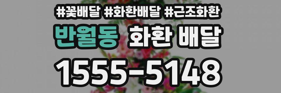 반월동 화환 배달