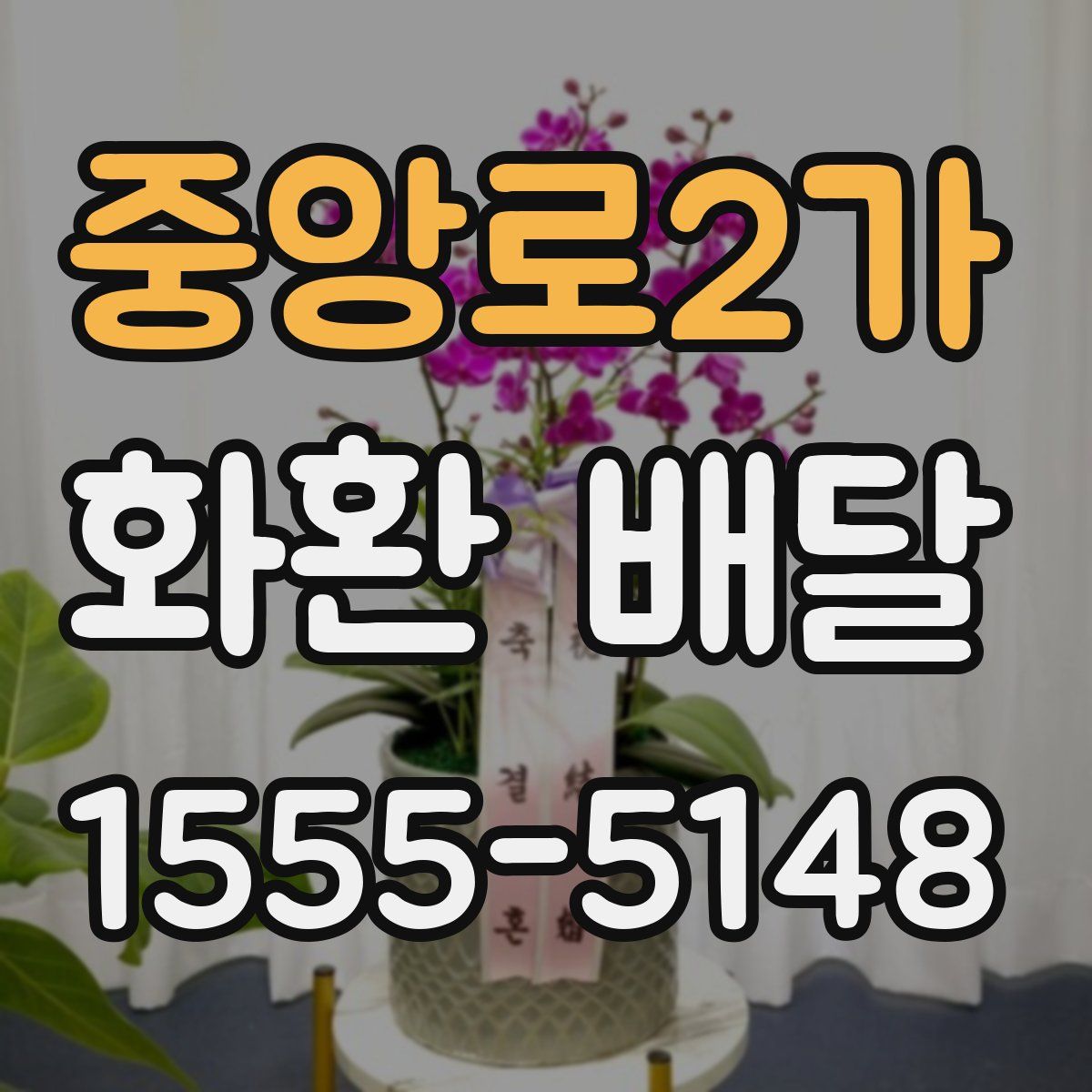 중앙로2가 화환 배달