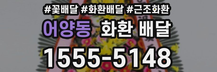 어양동 화환 배달