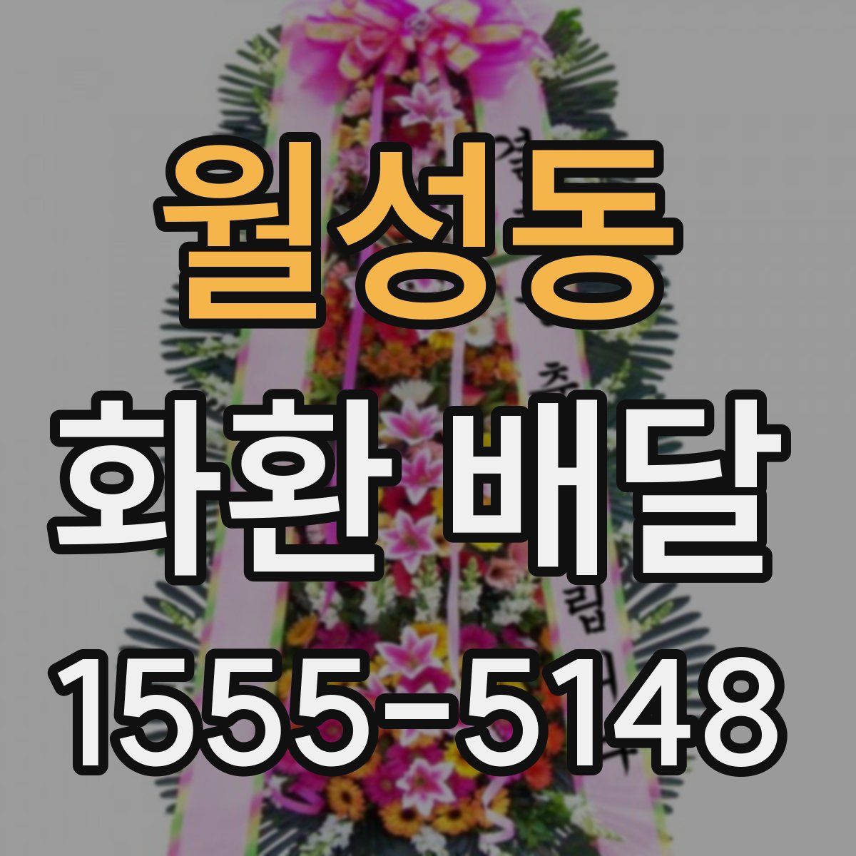 월성동 화환 배달