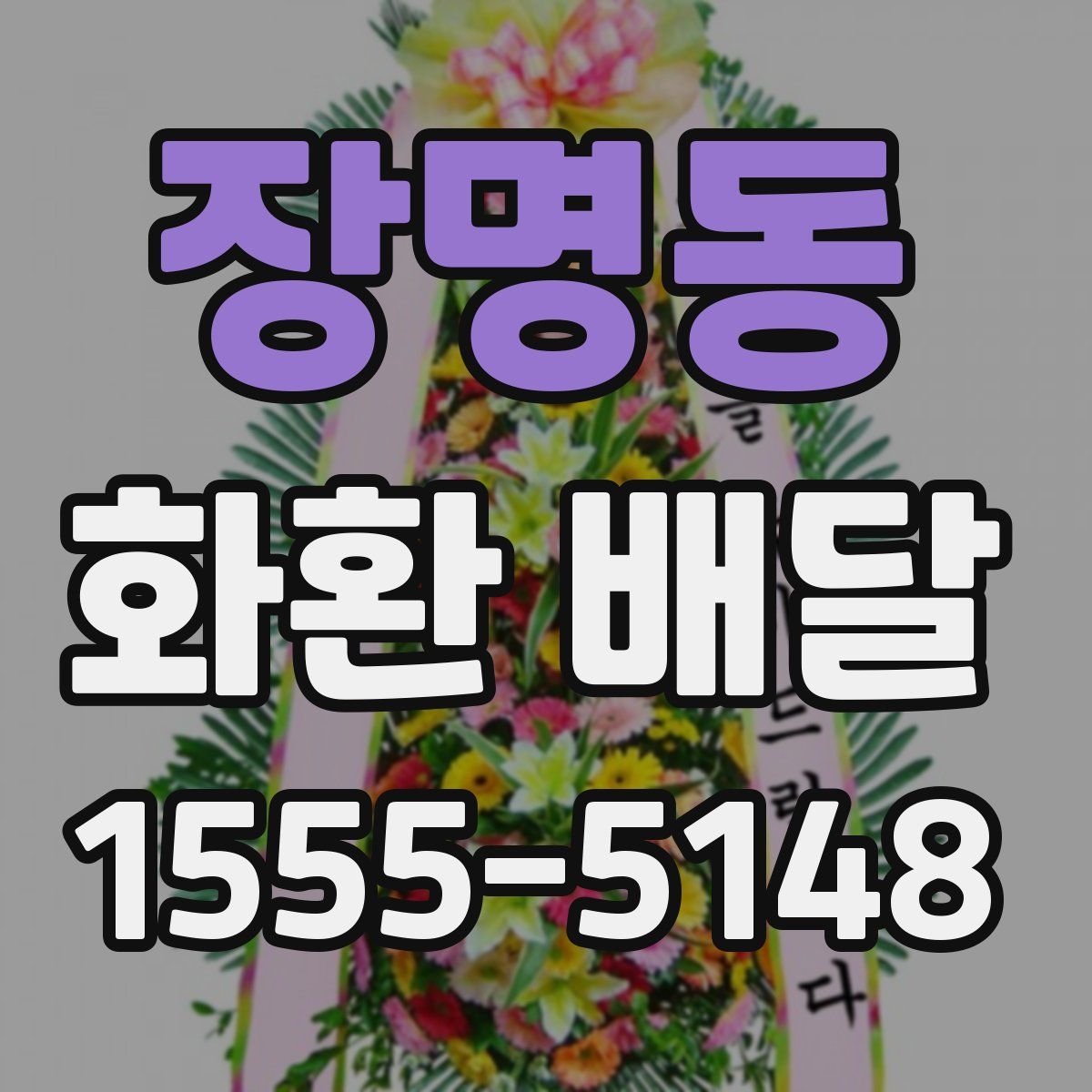 장명동 화환 배달
