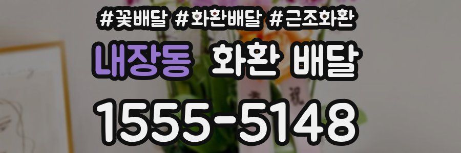 내장동 화환 배달