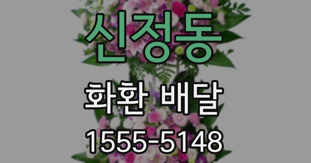 신정동 화환 배달