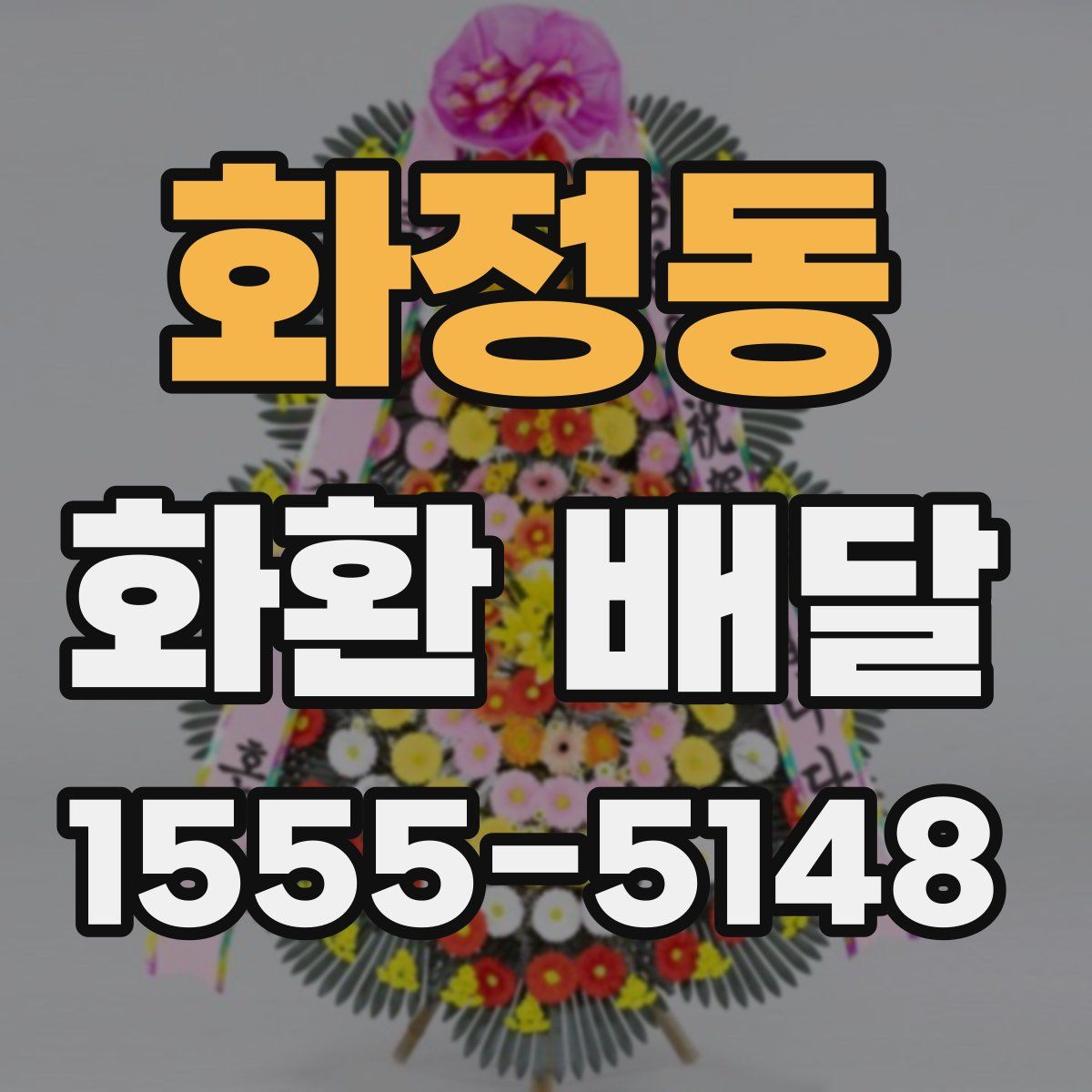 화정동 화환 배달