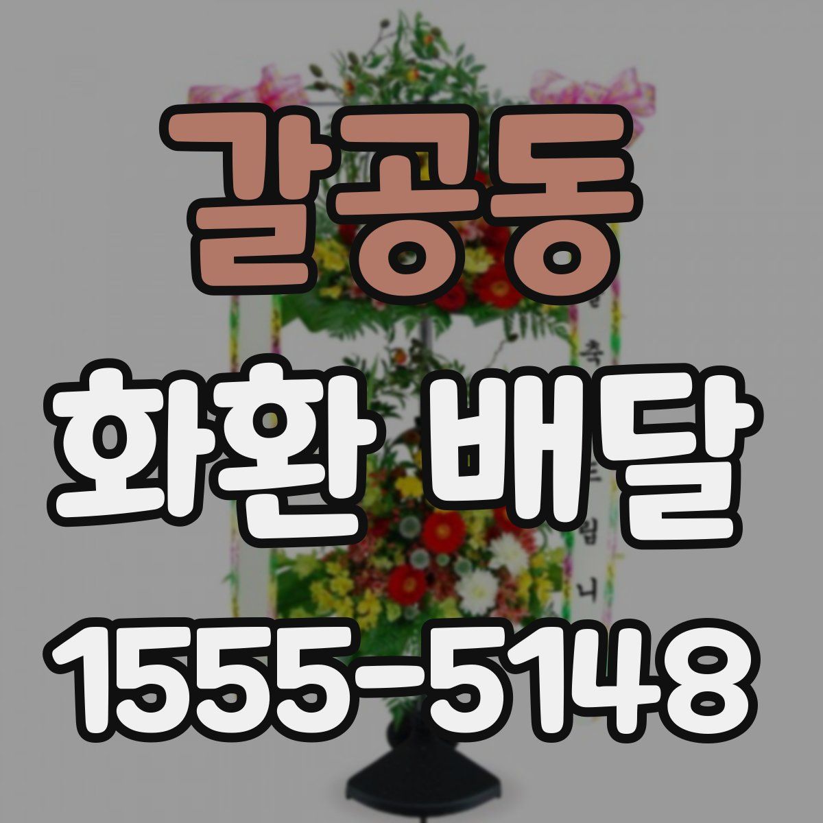 갈공동 화환 배달