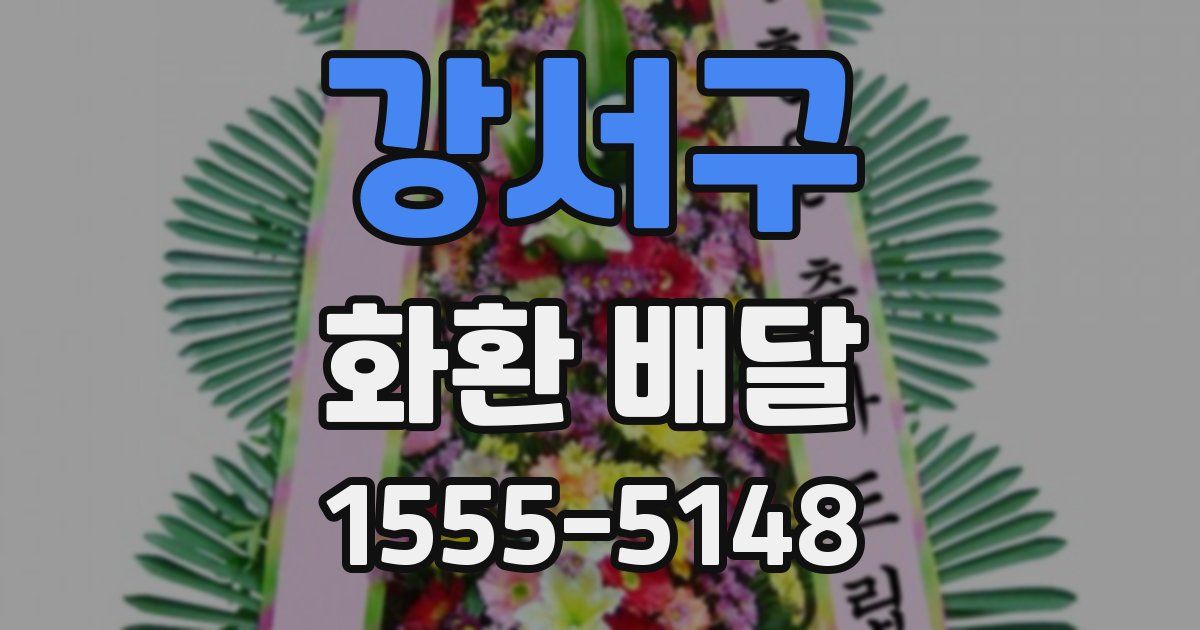 강서구 화환 배달