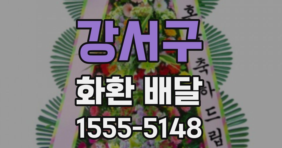 강서구 화환 배달