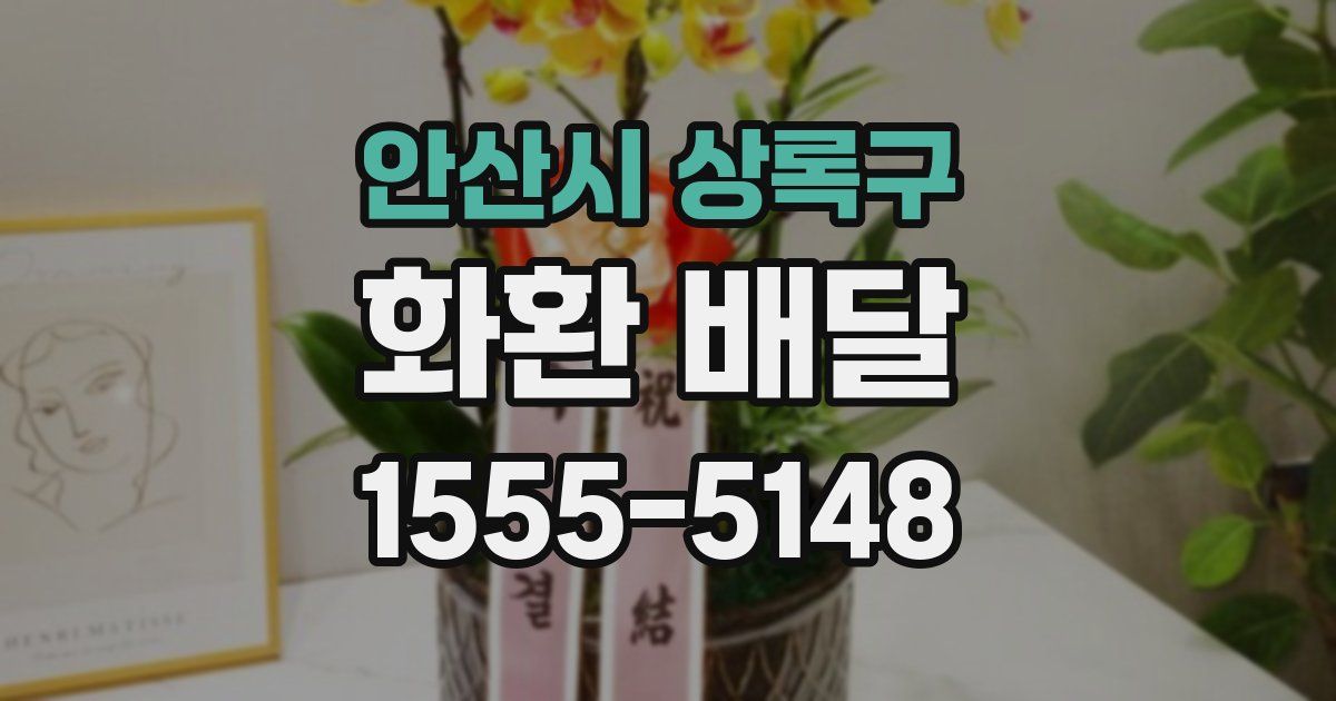 안산시 상록구 화환 배달