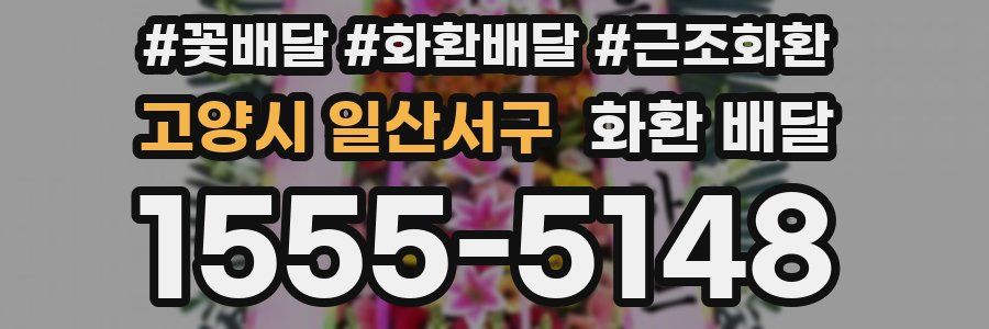 고양시 일산서구 화환 배달