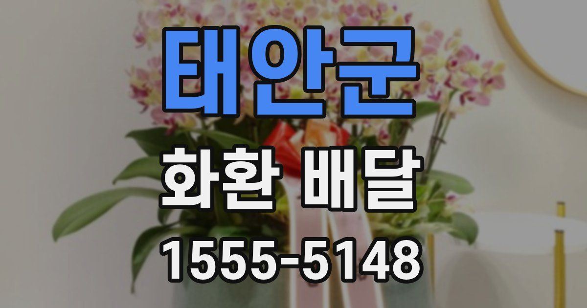 태안군 화환 배달