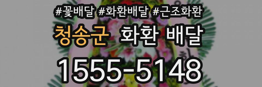 청송군 화환 배달