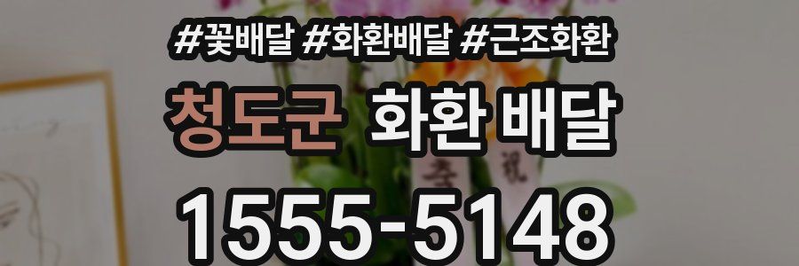 청도군 화환 배달