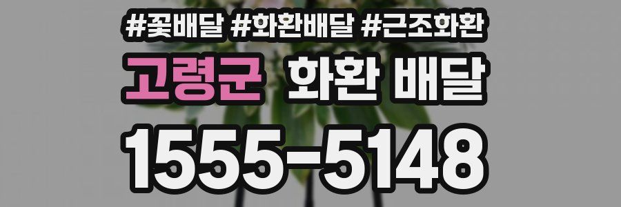 고령군 화환 배달